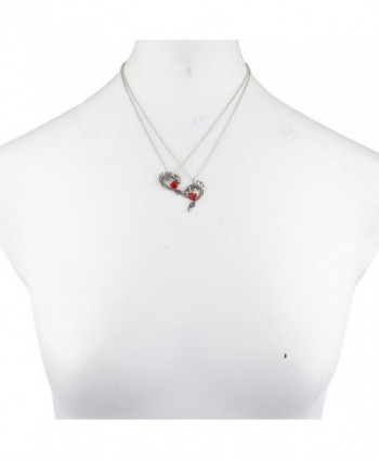 Lux Accessories Burnished Silvertone Necklace in Women's Pendants