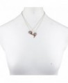 Lux Accessories Burnished Silvertone Necklace in Women's Pendants