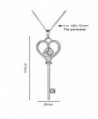 SCIONE Round Crystal Pendant Necklace in Women's Pendants
