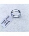 6mm Polished White Tungsten Wedding Ring for Women & Men- Double Grooved Retail Quality Comfort Fit - CY129SIEJE9