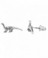 Lux Accessories Dinosaur Jurassic Earring in Women's Stud Earrings