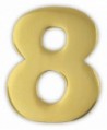 PinMart's Gold Numerical Number Eight 8 Lapel Pin - CR119PEL431
