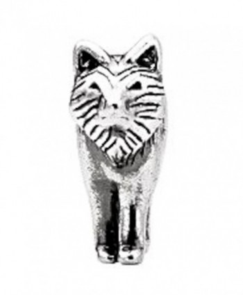 Kera Sterling Silver Wolf Bead - CN11COWMY03