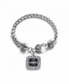Awareness Classic Silver Crystal Bracelet
