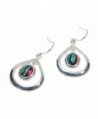 Heathergems Teardrop Earrings Silver Plated