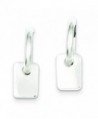 Sterling Silver Dangle Hoop Earrings - CF115734ZF3