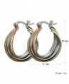 AMDXD Titanium Stainless Earrings Three colour