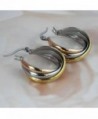 AMDXD Titanium Stainless Earrings Three colour in Women's Hoop Earrings