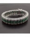 Tennis Bracelets Sterling Zirconia Peridot