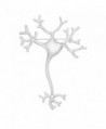 MANZHEN Science Jewelry Nerve Cell Brooch Pins Nerve Brooches - silver - C1185K64RZI