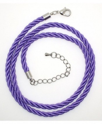 Purple Three Twisted Necklace extender