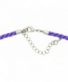 Purple Three Twisted Necklace extender in Women's Chain Necklaces