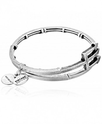 Trident Metal Wrap Bangle Bracelet - Rafaelian Silver - C812EPJBC7D