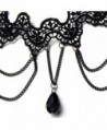 Gothic Ladies Necklace Teardrop Pendant in Women's Choker Necklaces