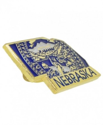 PinMarts State Shape Nebraska Lapel