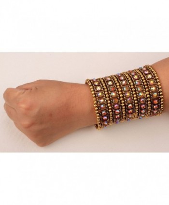 YACQ Jewelry Multilayer Crystal Bracelet