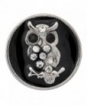 Night Owl Enamel Nugz - interchangeable jewelry snap - C711NBNOXHV