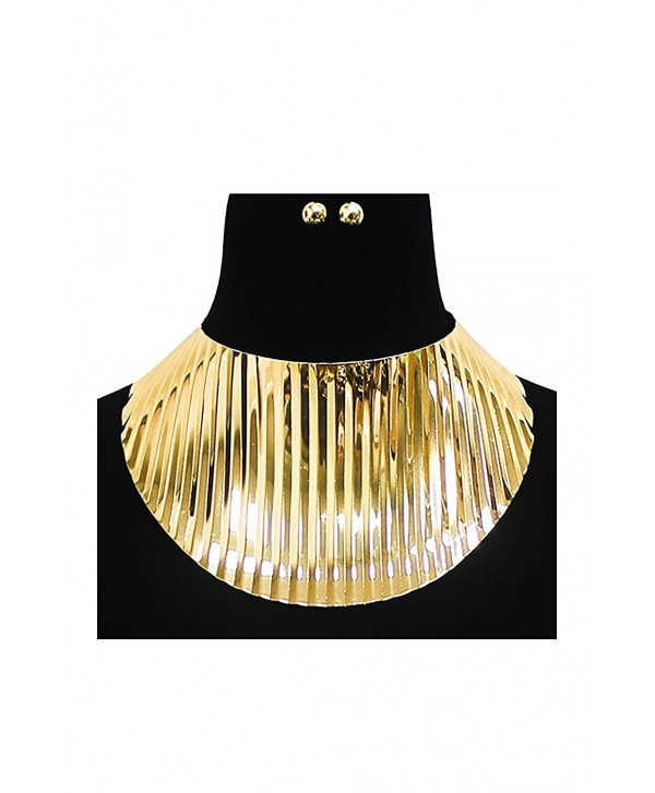 Thick Heavy Metal Choker Necklace Women