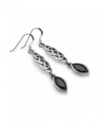 Sterling Silver Zirconia Dangling Earrings