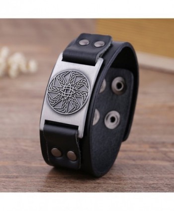 Wristband Adjustable Leather Bracelets Vintage in Women's Bangle Bracelets