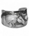 Horse Lady Gifts Two Horse Cuff Bracelet - CD1822N50SS