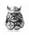 Hoobeads Viking Warrior Charms Authentic 925 Sterling Silver Bead Fits Europen Style Bracelets - Viking Warrior-2 - C1121IDWNXL