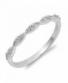 CHOOSE YOUR COLOR Sterling Silver Wedding Stackable Ring - CS12NAEZ4GX