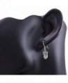 Oxidized Sterling Silver Greenish Earrings in Women's Drop & Dangle Earrings