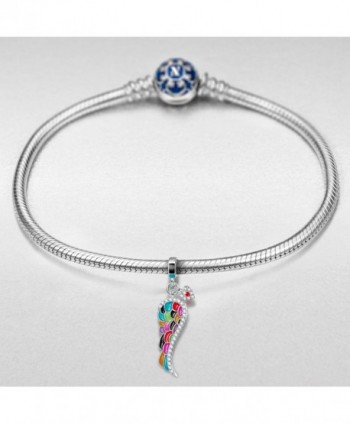 NinaQueen Loving Sterling Zirconia Colorful in Women's Charms & Charm Bracelets