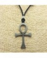 Metal Pendant Adjustable Necklace Silver