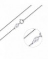 MONJER Sterling Snake Necklace Lightweight - sterling-silver&snake chain&0.8mm wide - CP189N9DZWT