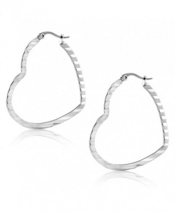 Inches Stainless Steel Silver Earrings