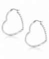 Inches Stainless Steel Silver Earrings