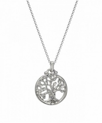 CharmsAndI Sterling Silver Tree of Life Wisdom Pendant Necklace - C512H8VEUV5