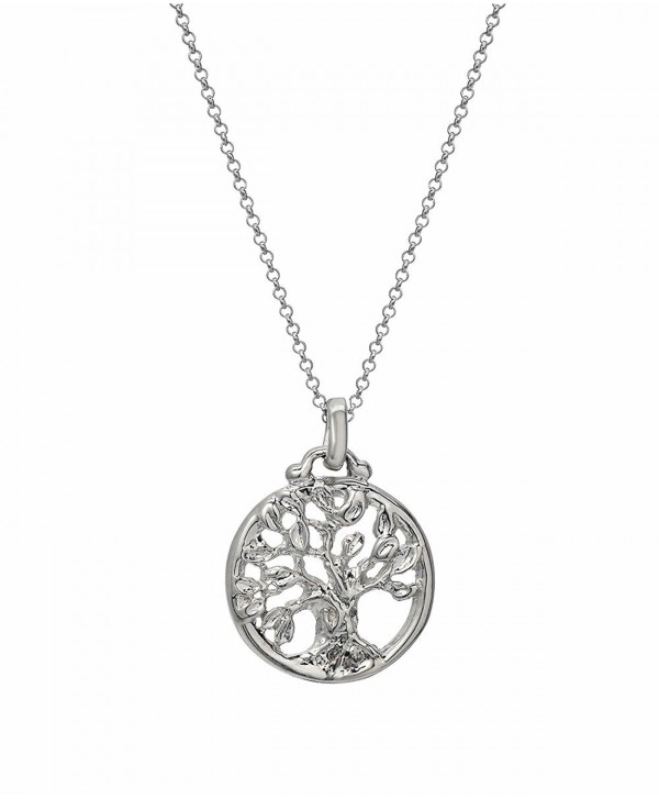 CharmsAndI Sterling Silver Tree of Life Wisdom Pendant Necklace - C512H8VEUV5