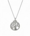 CharmsAndI Sterling Silver Tree of Life Wisdom Pendant Necklace - C512H8VEUV5