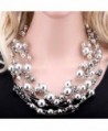Jewelry Simulated Crystal Statement Necklace