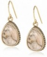 Barse Feldspar Jasper Teardrop Earrings - C811IQT07E3