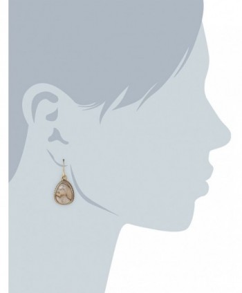 Barse Feldspar Jasper Teardrop Earrings