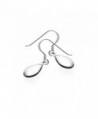 925 Sterling Silver Rounded Puff Drop Dangle Earrings 1.2"- Nickel Free - C411M2CL54L