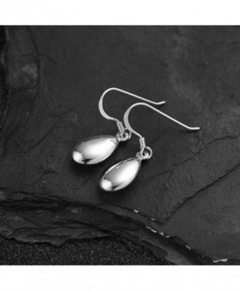 Sterling Silver Rounded Dangle Earrings