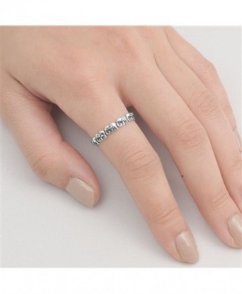 Elephant Small Sterling Silver Stackable