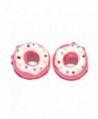 HOT PINK & WHITE SPRINKLE FROSTED DONUTS DOUGHNUTS STUD EARRINGS (S041) - CA182DNQMNA