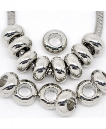 Ten (10) Charm Spacer for European Style Bracelet For Snake Chain Charm Bracelet - CQ11C2FSH53