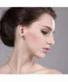 Yellow Simulated Emerald Womens Earrings in Women's Stud Earrings