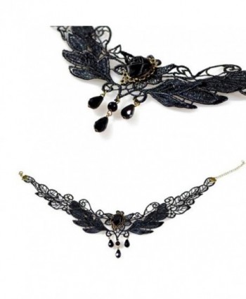 Kingfansion Flower Gothic Pendant Necklace