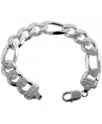 Sterling Silver Figarucci Bracelet Beveled