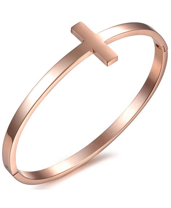 Oidea Polished Stainless Bracelet Birthday - Rosegold - C31884NZZA9