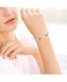 Oidea Polished Stainless Bracelet Birthday in Women's Cuff Bracelets