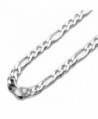 Sterling Silver Italian Figaro Necklace